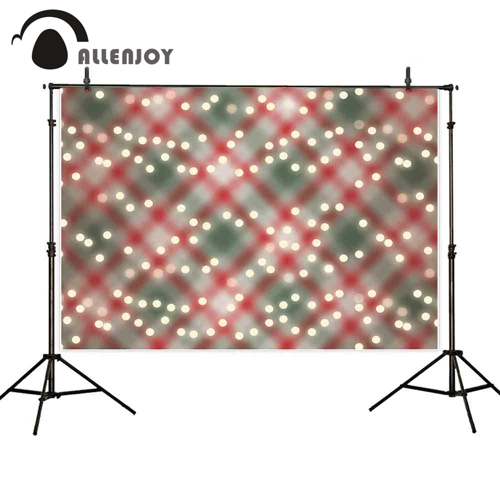 Allenjoy photophone backdrop Christmas glitter bokeh halo lattice children background for photography photocall baby shoot