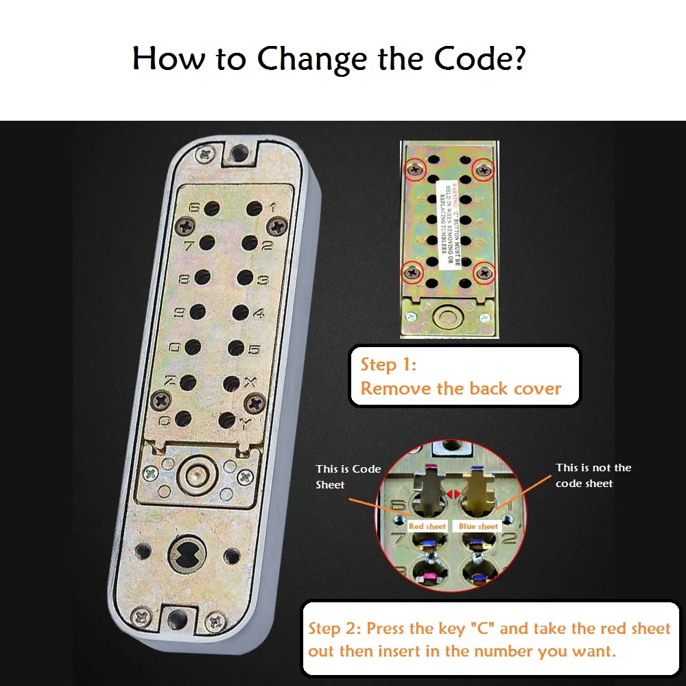 Touch keypad code Door Lock, waterproof fire-resistance mechanical key single bolt Left or Right-Free Handle