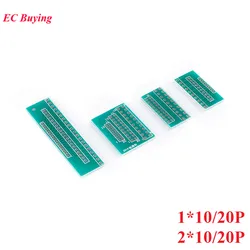 10PCS Single Double Row Pin PCB PCI Adapter Board 1.27mm 2.0mm 2.54mm Pitch Transfer Plate Converter 1*10P 1*20P 2*10 2*20P