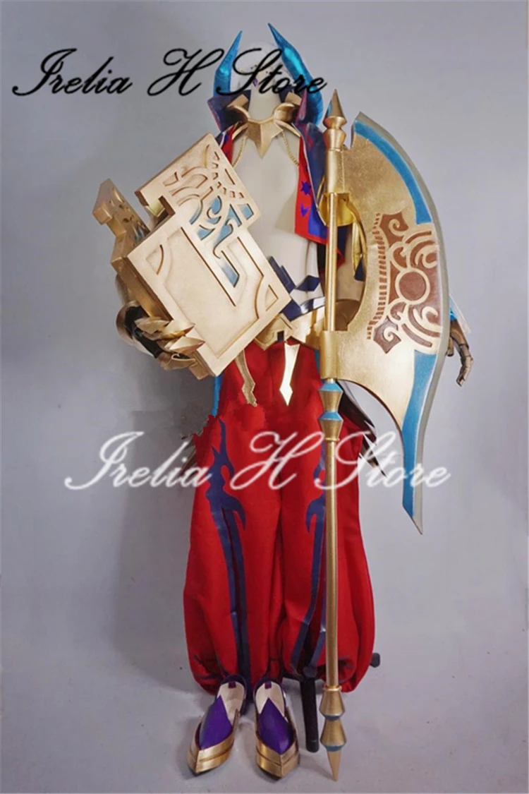 

Irelia H Store Costum made/size Fate/Grand Order Game FGO Gilgamesh Cosplay Costume Halloween Costume Full set with shoes