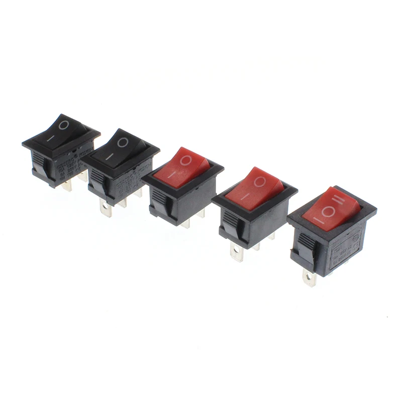 10 teile/los KCD1 2 Pin 250V 3A 21*15 Snap Rocker Schalter Auf Off Interruptor Reed Interupteur Schakelaar