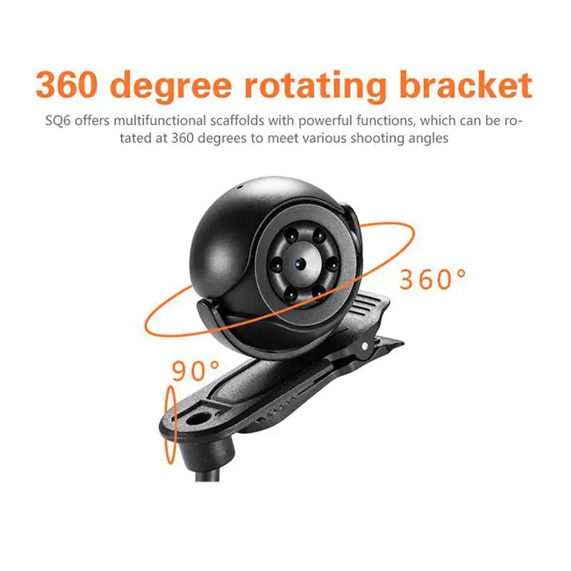 HD 1080P 미니 카메라, 고품질 휴대용 캠, 광각 야간 투시경 카메라