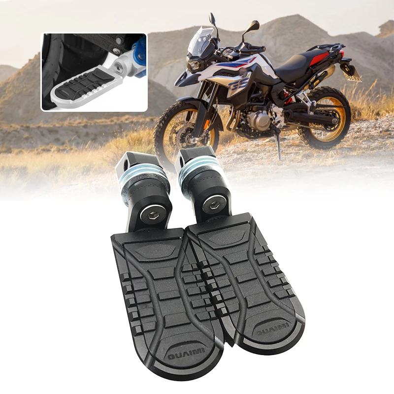 F850GS ADV F750GS Front & Rear Adjustable Motorcycle Footrest Rotatable Foot Pegs Rests For BMW F850 GS Adventure 2018 2019 2021