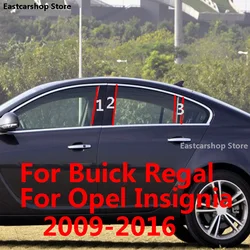 For Opel Insignia A Buick Regal 2016 2015 2014 Car Door Central Window Middle Column Decoration Strip PC B C Pillar 2009-2013