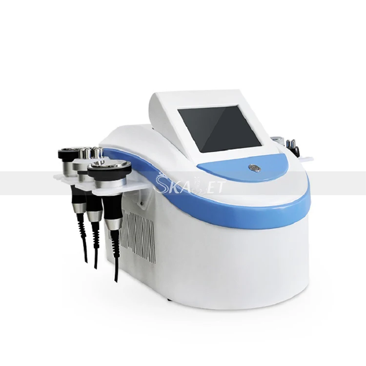 7 In 1 80/40K Cavitation Ultrasonic Vacuum Bipolar RF Skin Tightening Anti-wrinkle Body Slimming Salon Machine