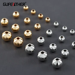 GUFEATHER – accessoires de bijouterie M911, sans nickel, plaqué or 18 carats, en cuivre, à faire soi-même, perles, pour la fabrication de bijoux