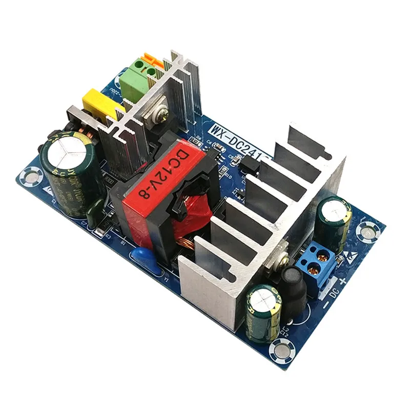 AC220V to 24V high-power power supply board 4A6A switch bare board module AC-DC regulated power supply module 100W
