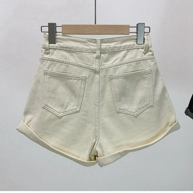 Shorts Women Denim Vintage Summer Basic Simple All-match Hot Sale High Waist Leisure Ulzzang Ladies Streetwear Chic Classic Ins - Image 3