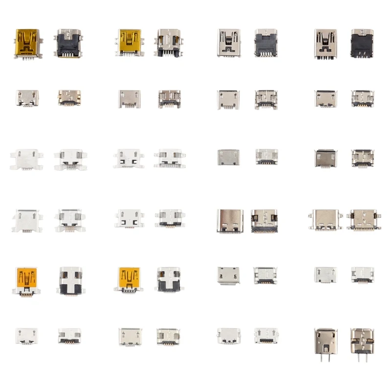 Ersatzteile für Micro-USB/Typ-C-Ladeans chluss, 240 Stück/Set