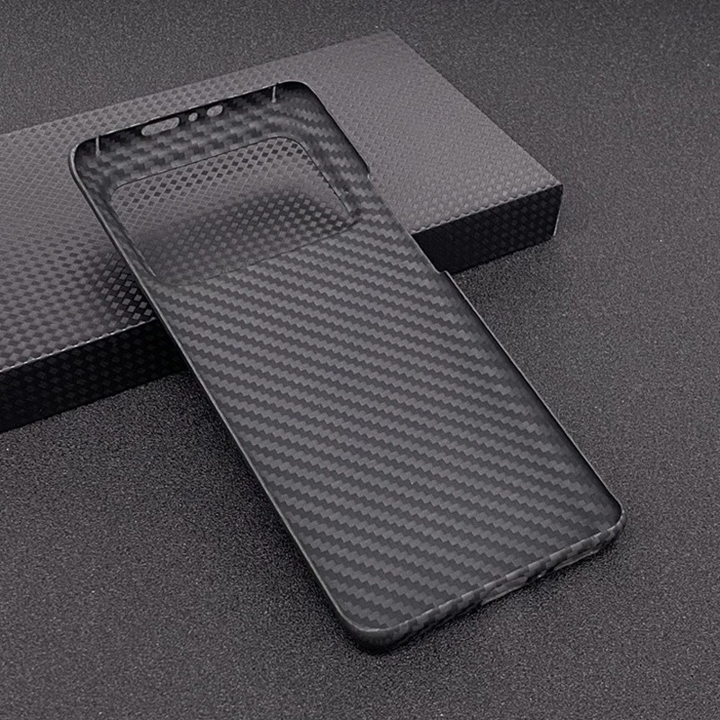 Real Carbon Fiber Lens Protection Phone Case for Xiaomi Mi 11 Ultra Carbon Fiber Hard Cover Cases