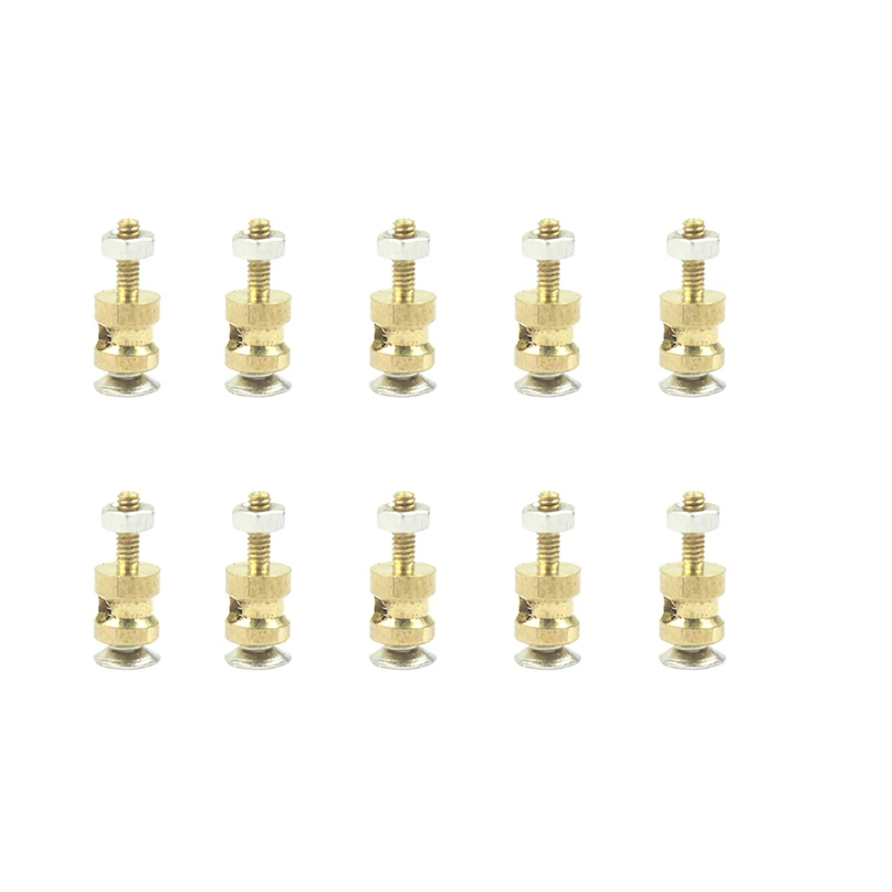 10PCS/Set 2.1mm Adjustable Pushrod Connectors Linkage Stoppers for RC Airplane Push Link Plug Quick Adjustable DIY Part