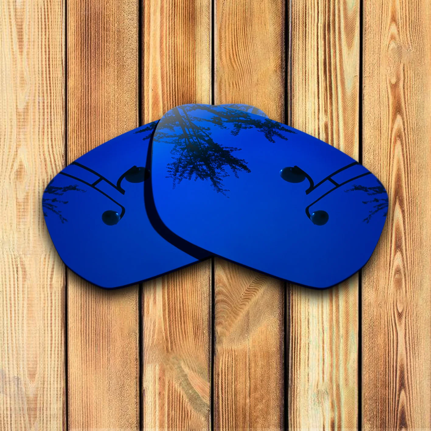 

100% Precisely Cut Polarized Replacement Lenses for Style Switch Sunglasses Deep Blue Mirrored Coating Color- Choices