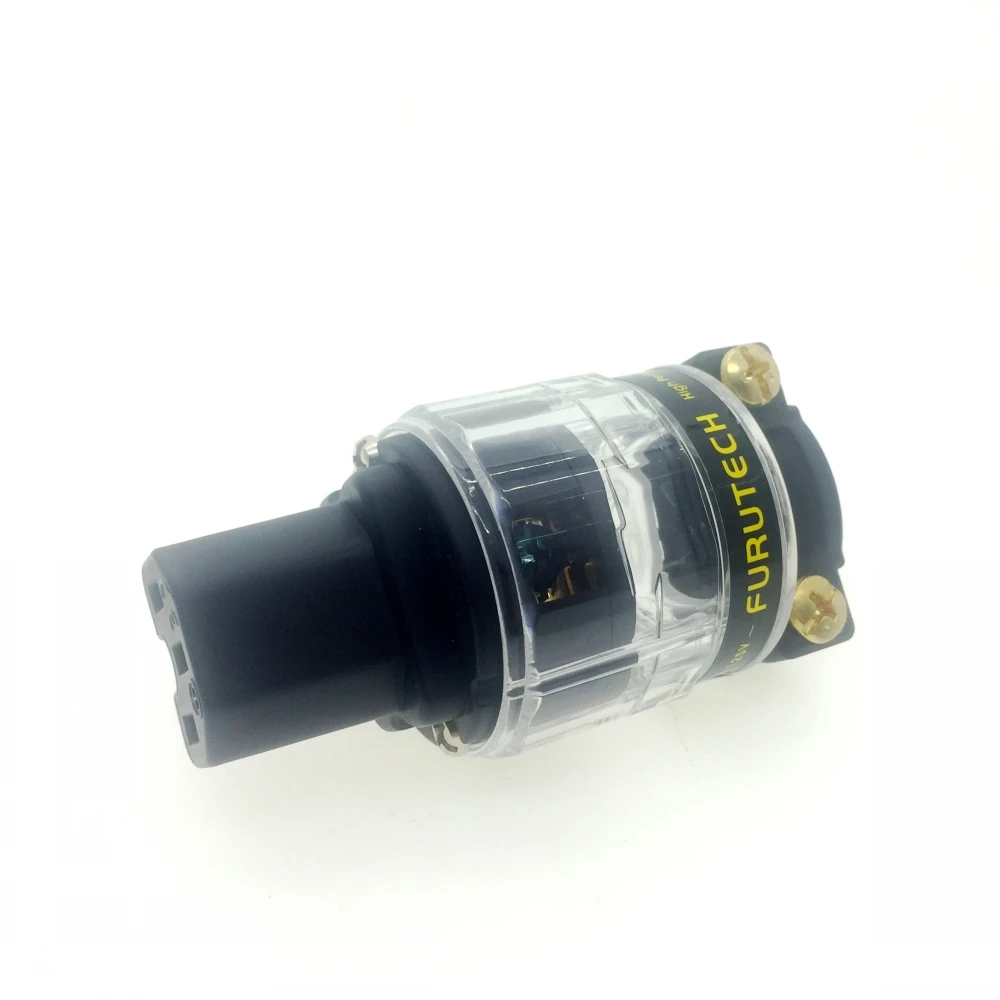 FURUTECH FI-11M (Cu) / FI-11 Cu Audio Power Plug 24K Gold plated IEC Connector plug  15A/125V Hifi MATIHUR hi
