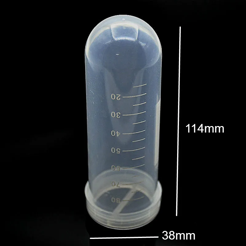 Plastic Centrifuge Tubes With Clear Scale100 ml Test Tube With Screw Cover Graduation EP Sample Tube Diameter 38 mm 30 / PK