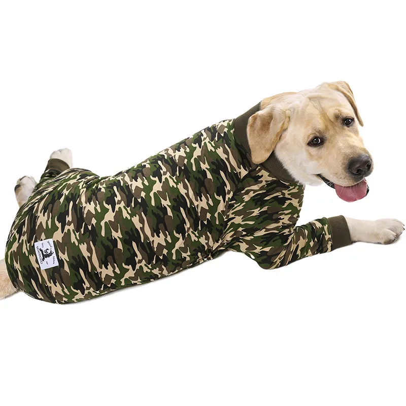 Miaododo Dog Clothes Camouflage Dog Pajamas Jumpsuit Lightweight Dog Costume Onesies For Medium Large Dogs Girl/Boy Shirt 2020