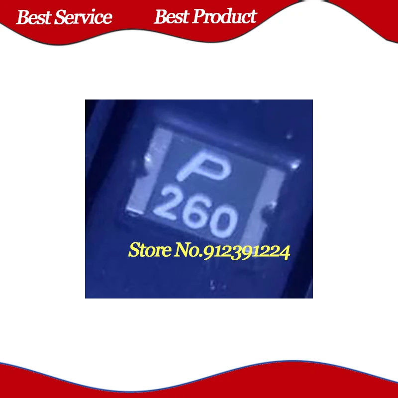 10 piezas SMD1812P260TF 1812 2.6A SMD nuevo y Original en Stock