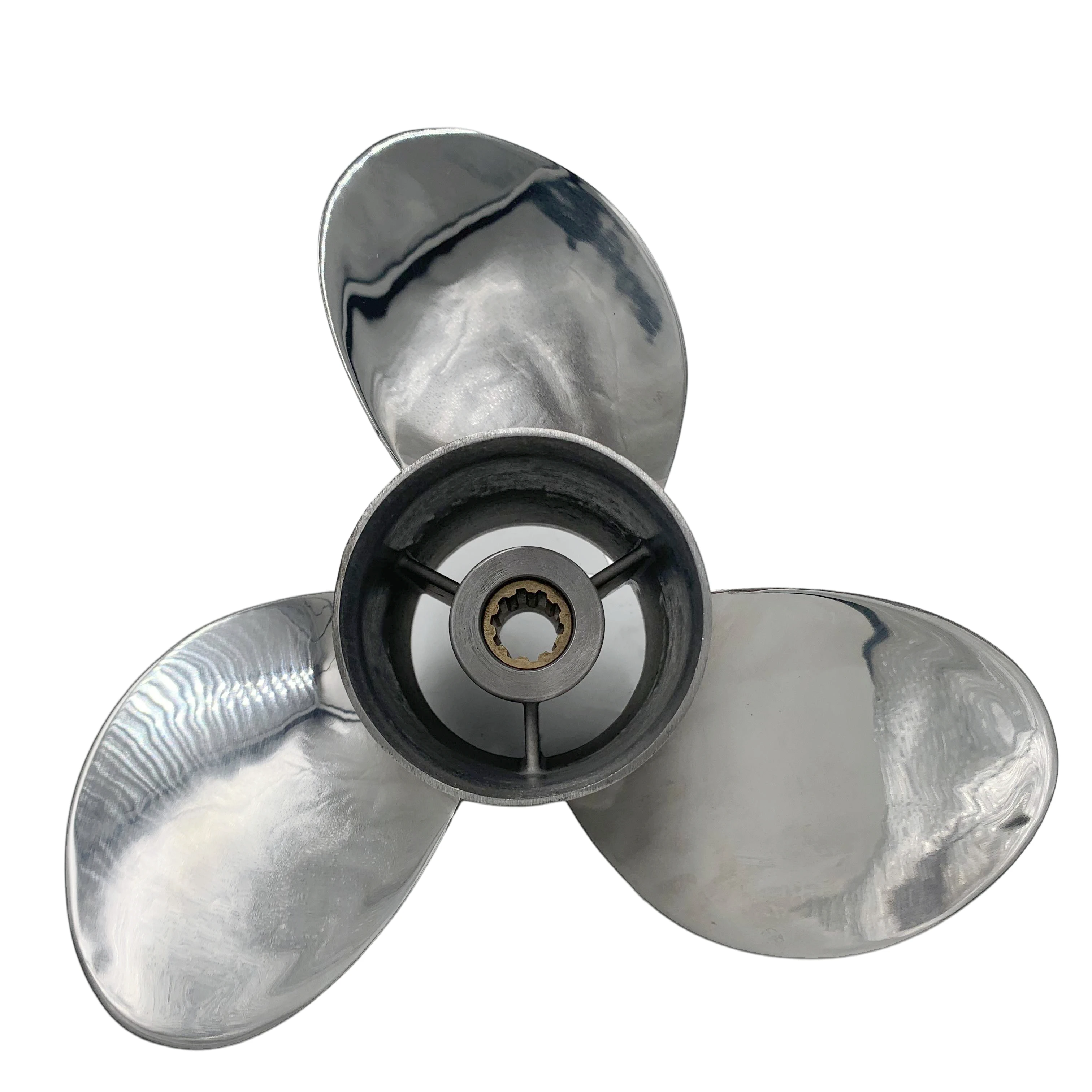 Propeller 10 1/4x12 for Suzuki DF25-30 4 Stroke 3 Blades Stainless Steel Prop SS 10 Tooth RH OEM NO: 99105-00600-12P 10.25x12