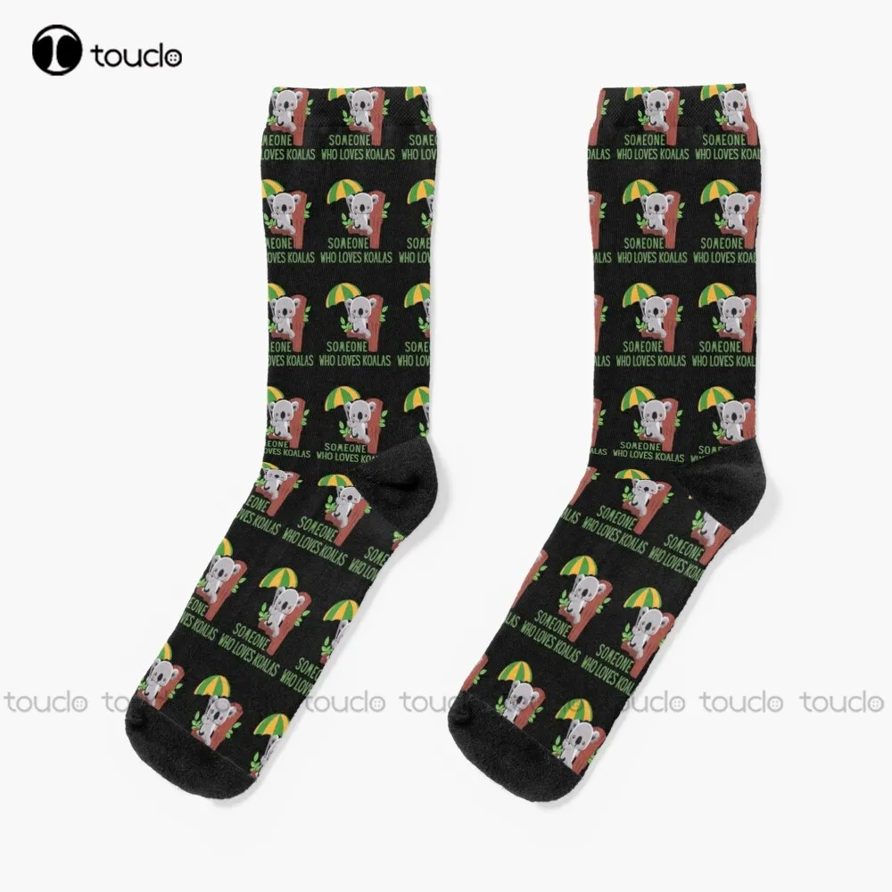 

New Just A Girl Who Loves Koalas T Shirt,Someone Who Loves Koala, Koala Love Socks Women Crew Socks Teen Socks