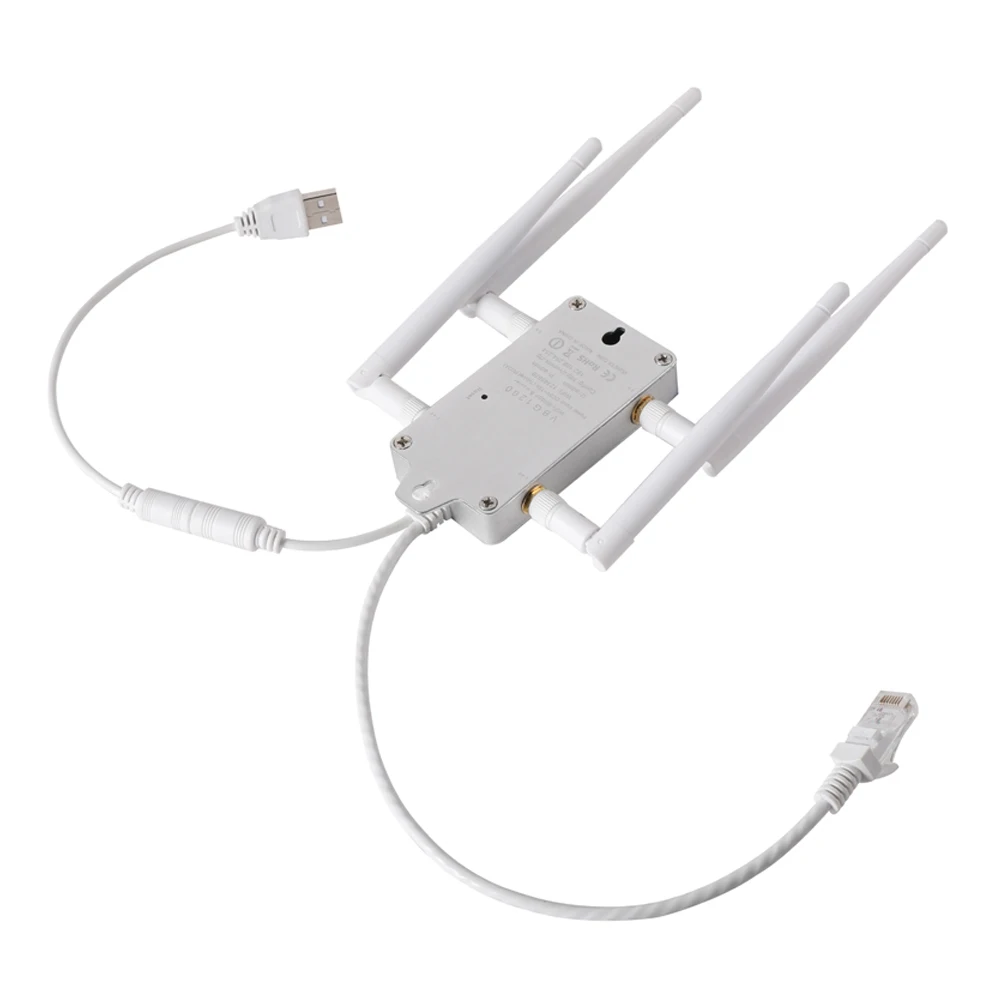 Dual Band 2.4Ghz/5Ghz VBG1200 Industrial High Power WiFi Bridge Wireless Router/Repeater Ethernet Wifi Adapter 4 Antennas