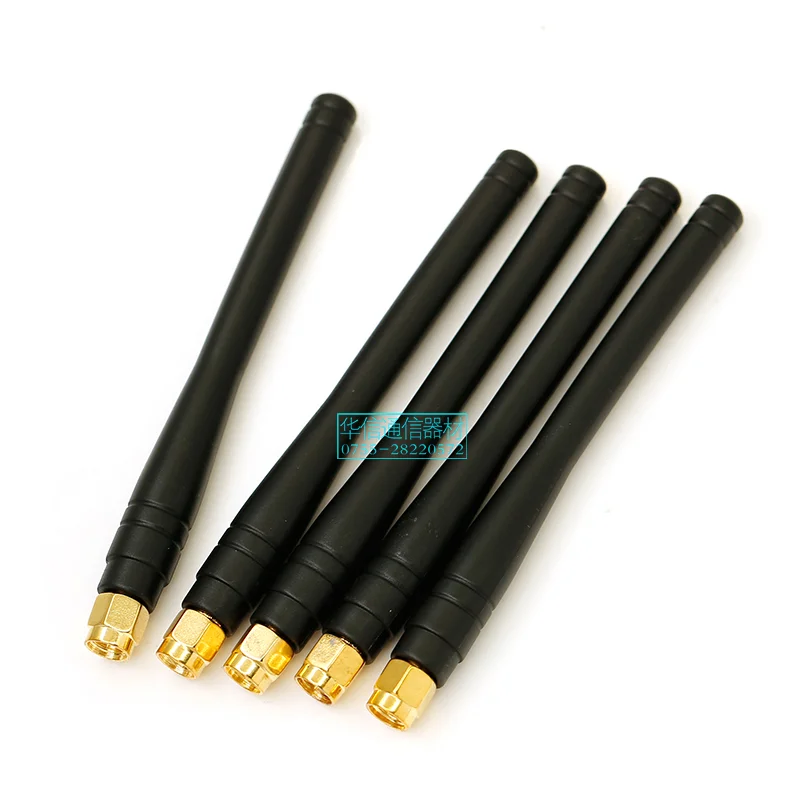 433MHz wireless module antenna 3DBi gain total length 10.5cm SMA male connector glue stick antenna