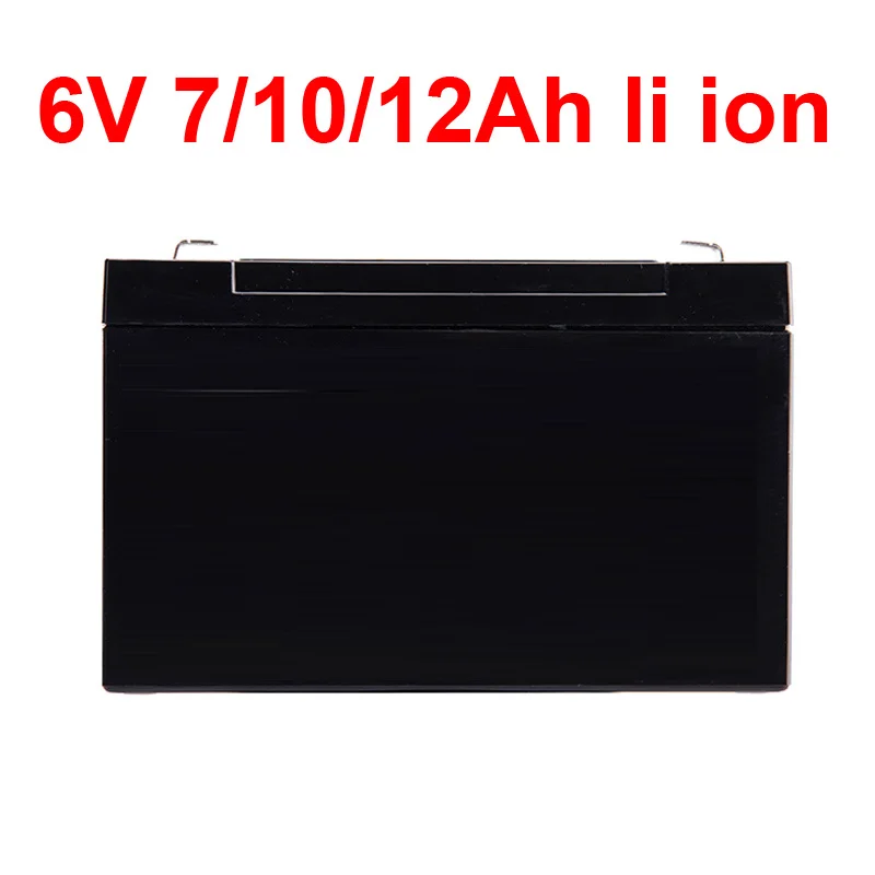 6v 7ah 10ah 12ah 15Ah 20Ah  lithium battery for Electronic scale security monitoring  Access control children toy + 1.5A charger