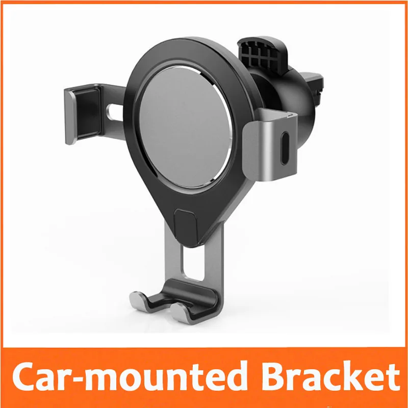 Special Gift Car Use Mobile Phone Bracket Metal Universal Mount Adapter Support  Air Outlet Gravity Handset Bracket