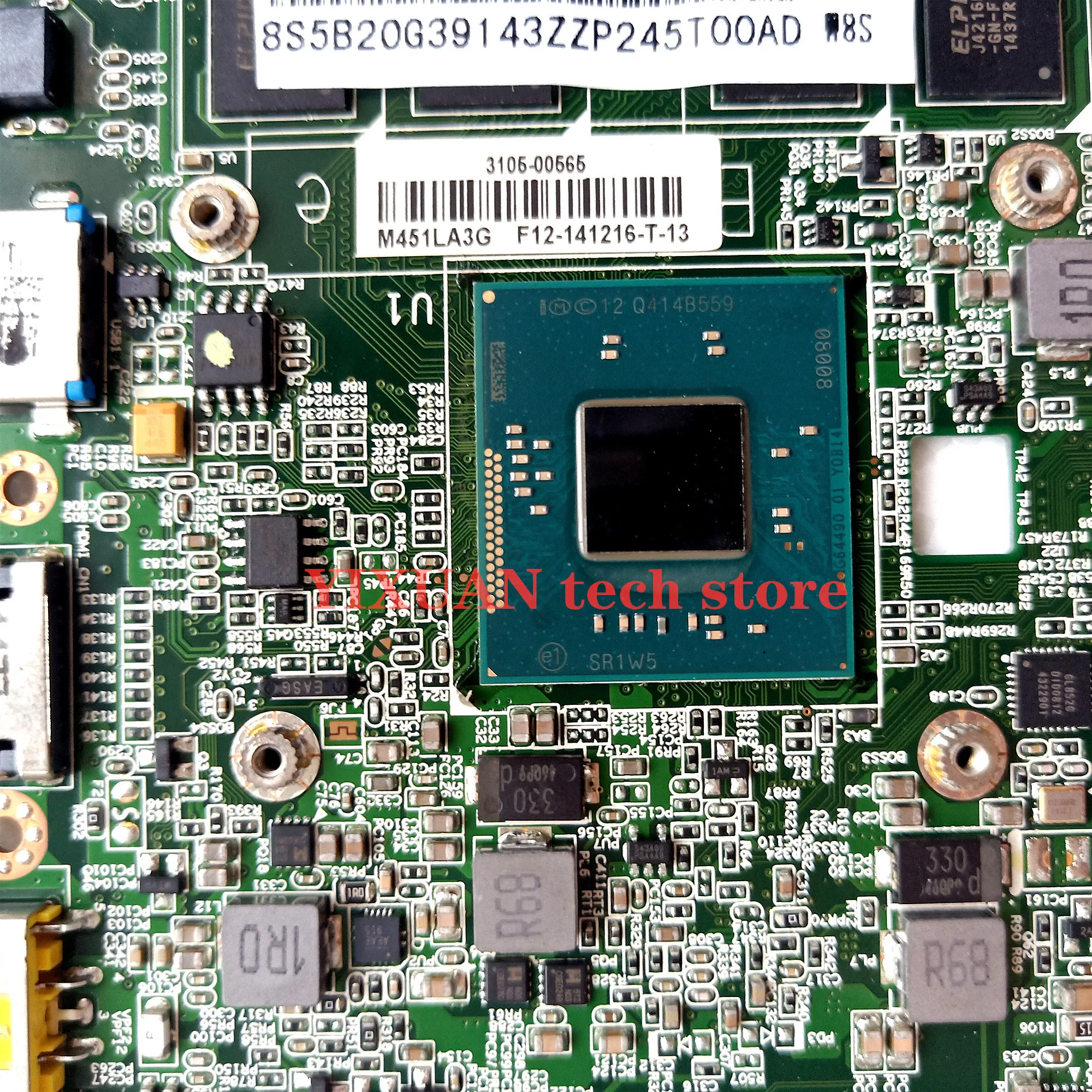 BM5338 Moederbord Voor Lenovo Ideapad Flex 10 Laptop Moederbord Met 2G/4Gb Geheugen N2807/N2805 Cpu 100% Volledig Getest En Hoge Kwaliteit