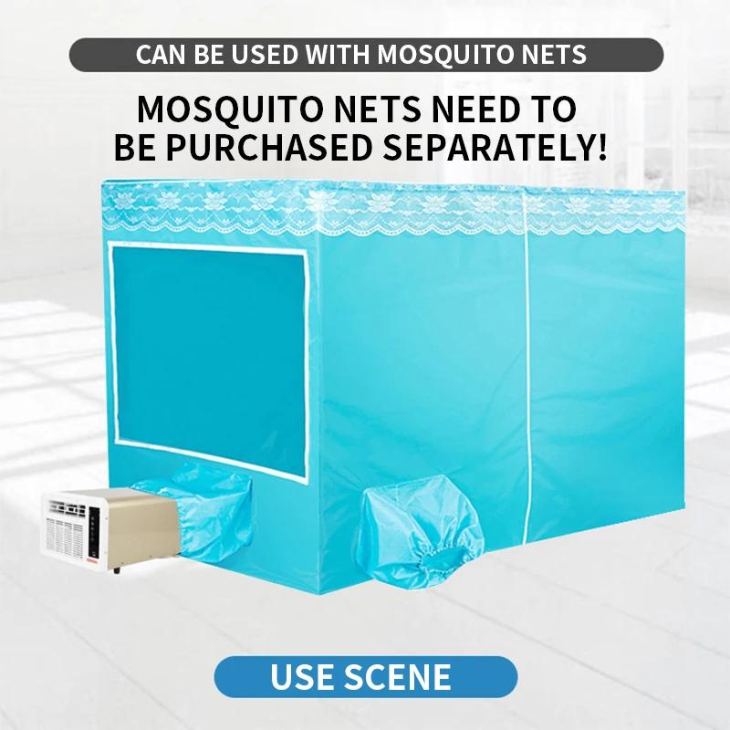 Mosquito net air conditioning heating and cooling frequency conversion small air conditioning refrigeration dormitory