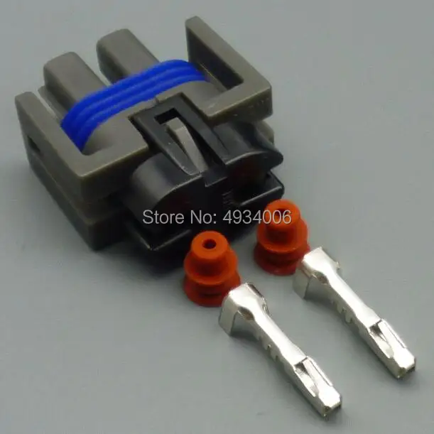 Worldgolden 2 Pins waterproof wiring connector plug Automotive Connectors male part of 12162017