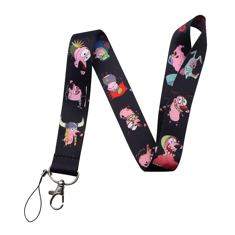 LX979 Cute Corgi Lanyard Shiba Inu Dogs Phone Straps Neck Keychain For ID Card Badge Holder Neck Strap Phone Cord Accessories