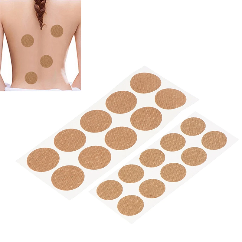 10pcs 21mm No Magnetic Patches Stickers Magnet Body Pain Relief Natural Acupoint