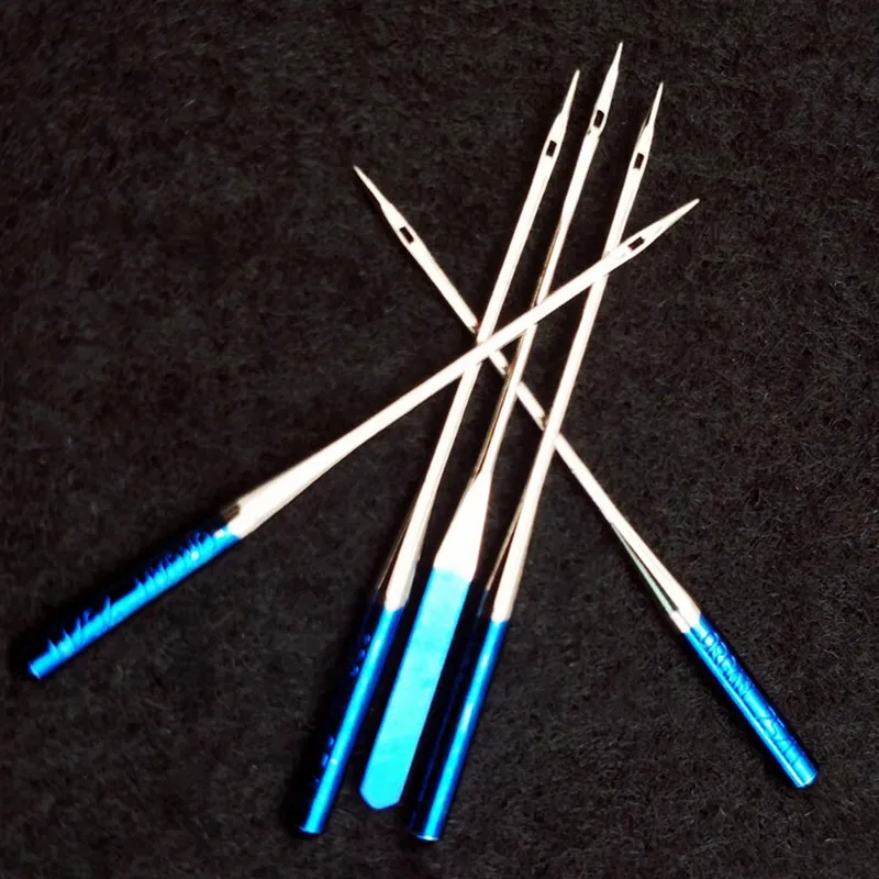 3PCS Sewing Machine Blue Tip Needle Size 11 Purple Tip Needles  Size14 Red Tip Needles Size 14 for Janome MC200E MC5000 YJ284