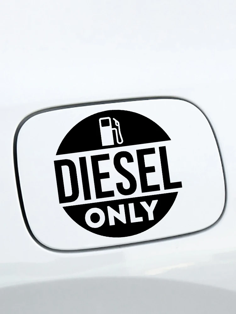 CS31922# Various Sizes Die-Cut Vinyl Decal Diesel Only Car Sticker Waterproof Auto Decors on Car Body Bumper Rear Window