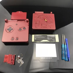 Luksusowy Design pełna osłona zamiennik dla Gameboy Advance SP dla GBA SP pokrywa konsoli gry przypadku śrubokręt