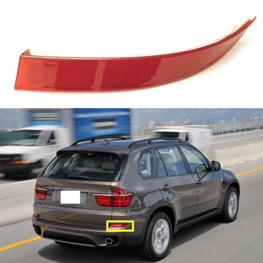 

Red Rear Right/Left Bumper Reflector Lens Light Replacement for BMW E70 2011-2013 63147240998 63147240997