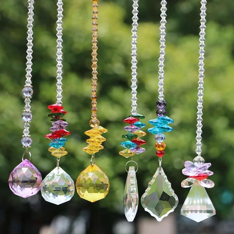 

Chandelier Crystal Suncatchers Pendant Prisms Hanging Ornament Chakra Octogon Pendants for Home,Office,Garden Decoration