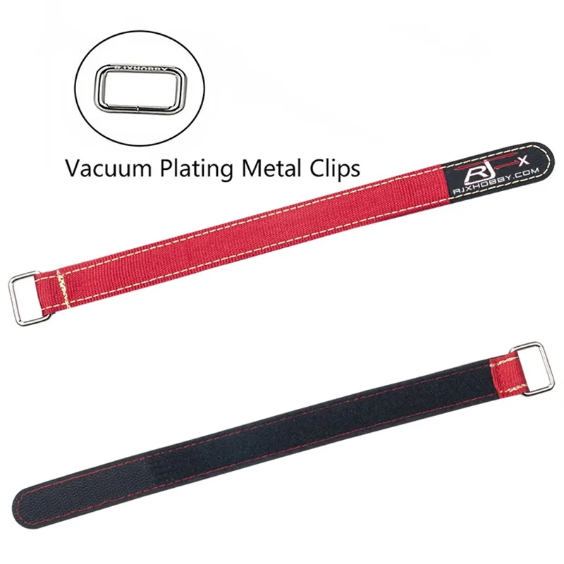 Kevlar Strap w Metal Buckle Lipo Battery Straps 2Pack Width 20mm Length 150/180/200/210/220/225/230/250/300/350/400mm