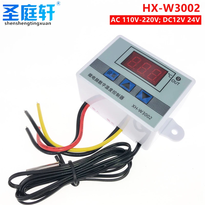 HX-W3002 12V 24V 110V 220V Professional  Digital LED Temperature Controller 10A Thermostat Regulator Digital Control Temperature