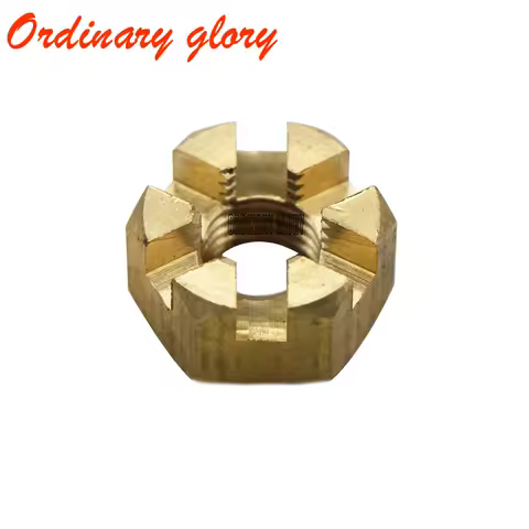 90171-10M01 Outboard Nut Castle for Yamaha Outboard 2 Stroke 4 Stroke 6HP 8HP 15HP Parsun F15-06000016 369-64121-0 90171-10M00