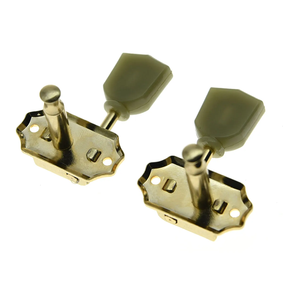 3Lx3R Guitar Tuning Pegs Chrome/Gold Tuners Machine Heads Jade Green String Tuners for Gibson Les Paul Guitar