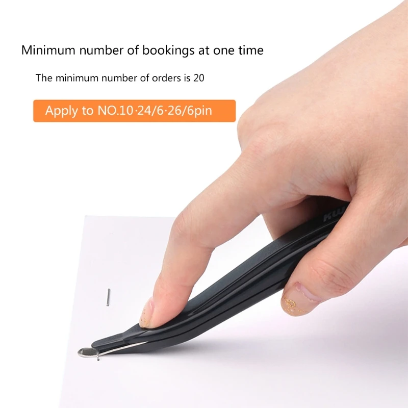 Portable Magnetic Staple Remover Puller Less Effort Staples Removal Tool Office