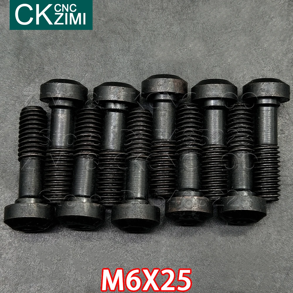 M6 * 25 mm M6X25 vite per piastra di pressione vite per inserto CNC per sostituzione inserto tornio CNC utensile da taglio accessori portautensili