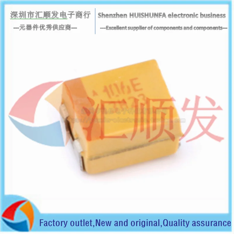 10 Chiếc!!!!!!!!! Ban Đầu Chính Hãng SMD Tụ Tantalum 3528B 10UF (106) ± 10% 25V TAJB106K025RNJ