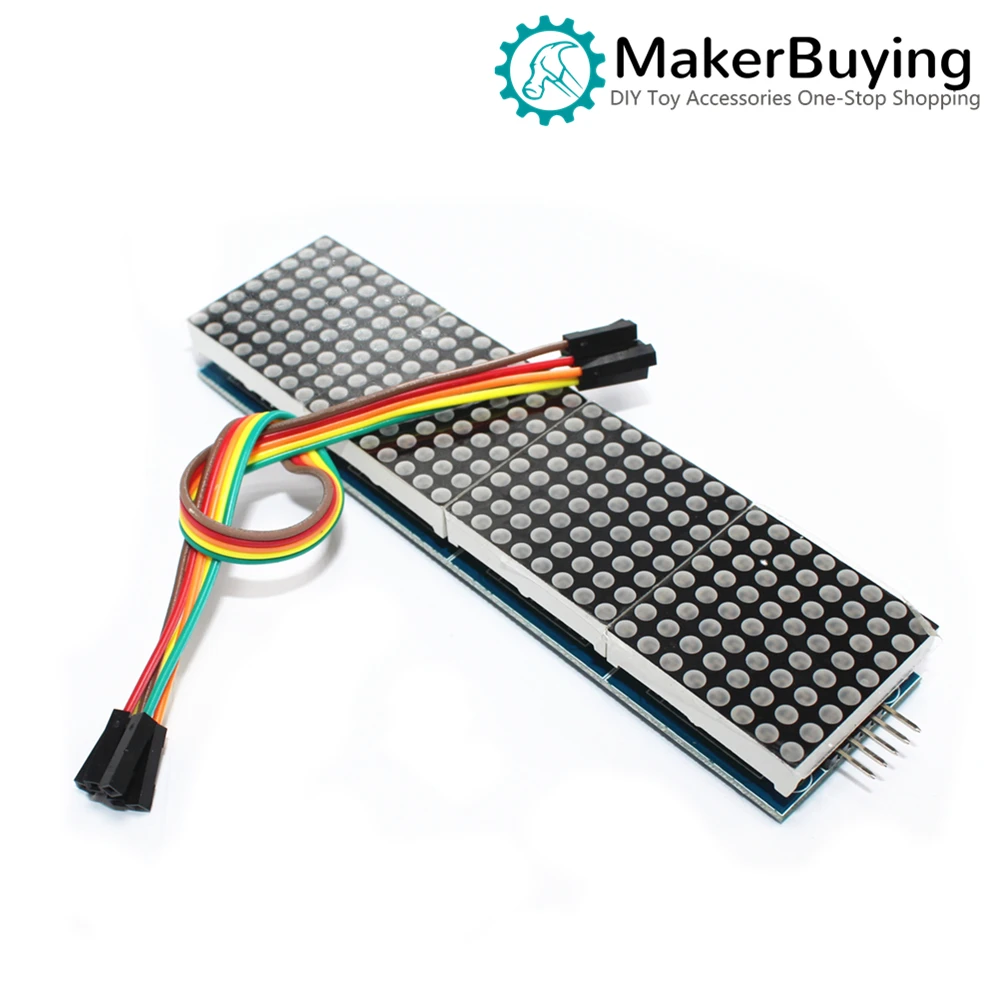 

MAX7219 dot matrix module 4 dot matrix in one display module MCU control drive module