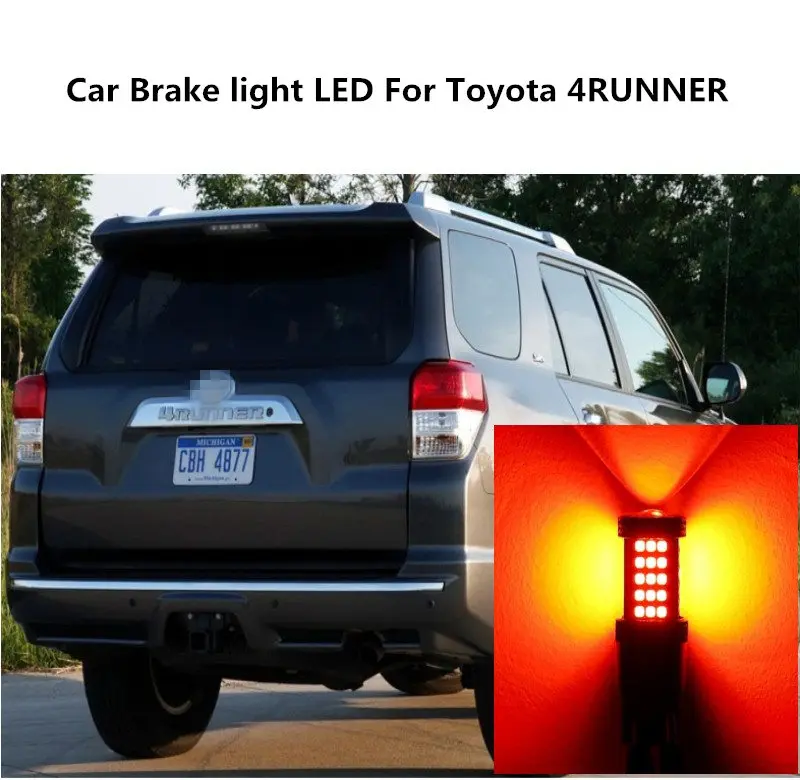 

Car Brake light LED Taillight modification For Toyota 4RUNNER 2009-2013 12V 10W 6000K