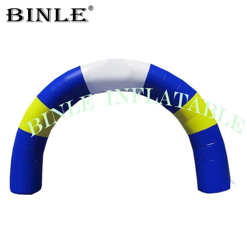 Outdoor 6m durable advertising round inflatable arch gate standard archway balloon for sale