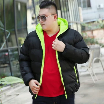 3XL-8XL 2022 Men Winter Casual Hooded Parka Thick Padded Jacket Zipper Slim Men And Women Coats Men Parka Outwear Warm QQ019