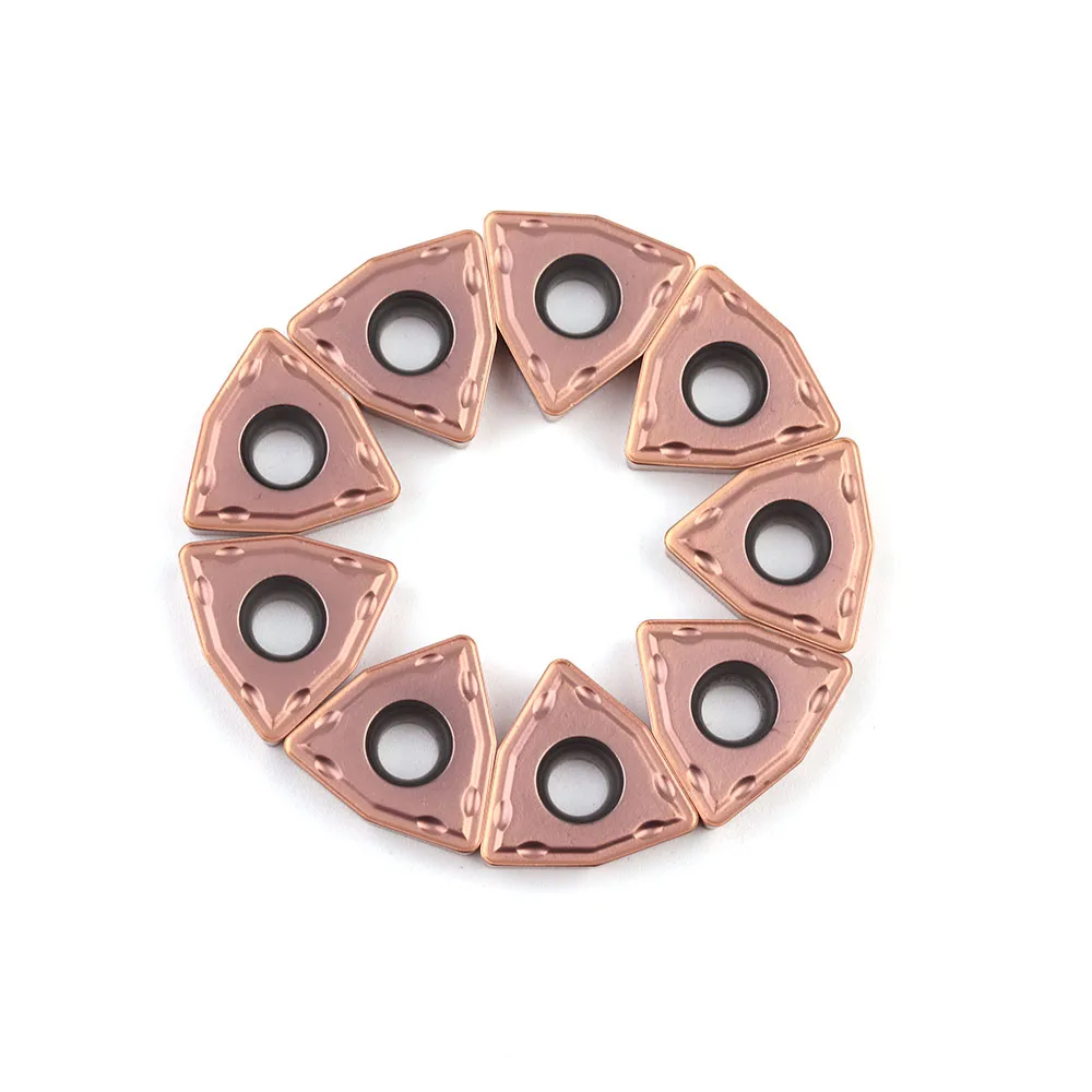 WCMX080412 FN ACZ330-Herramienta de torneado de carburo, torno CNC para brocas tipo U, inserto de carburo