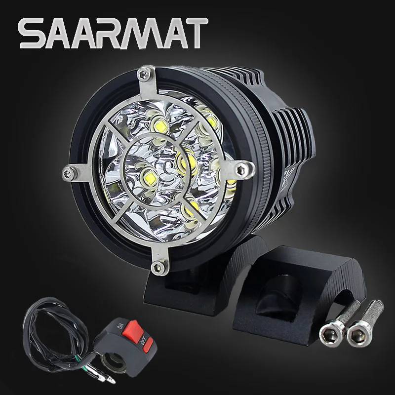 

1 PCS led motorcycle headlight suitable for 12v motorcycle 6000lm30W motorcycle modified auxiliary spotlight