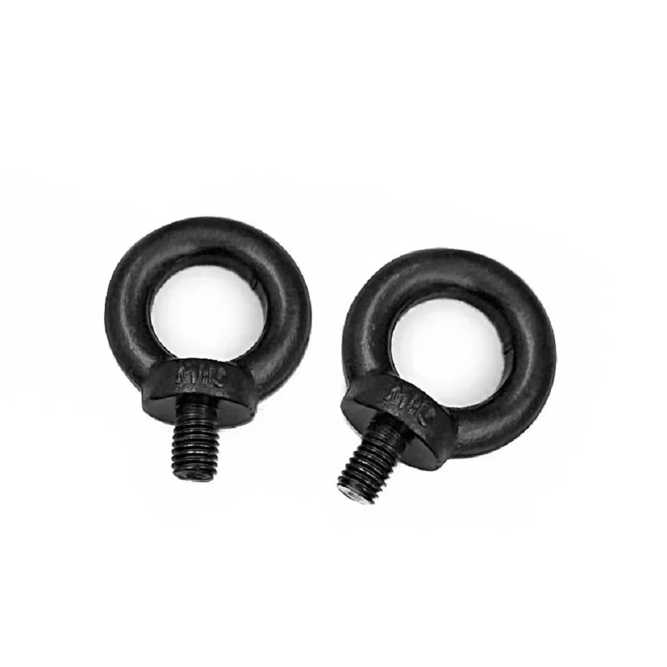 10CS GB825 DIN580 Black 304 stainless steel extension eyebolt o - ring bolt for marine use M4 M5 M6 M8 M10 M12